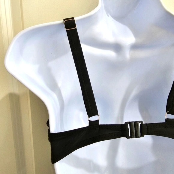 Tribal Print ✦ Two-Way Front Tie Bikini Set ✦ Geometric Stripe + Padded Wireless - Picture 8 of 16